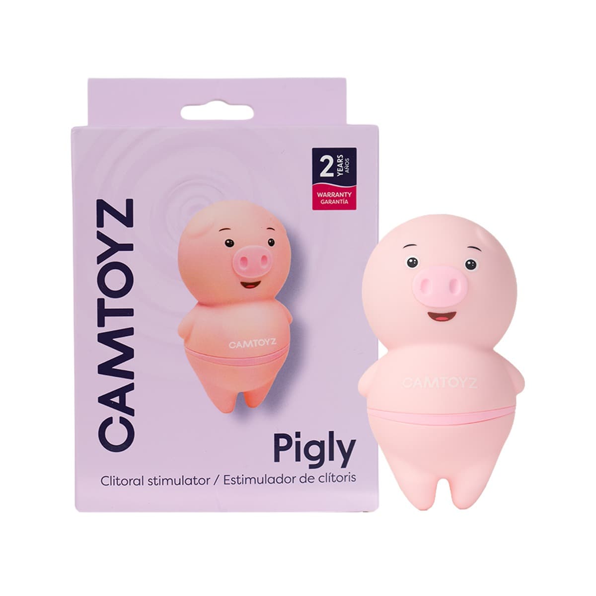 Pigly — Un estimulador de clítoris juguetón y del tamaño de la palma, con un movimiento de lamido rápido y preciso.